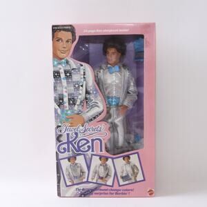 Jewel Secrets, Shipper Doll, Ken, Barbie, Male, 13", Groovy, Brown Hair, With